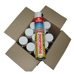 Упаковка - гофрокороб 12 баллонов.